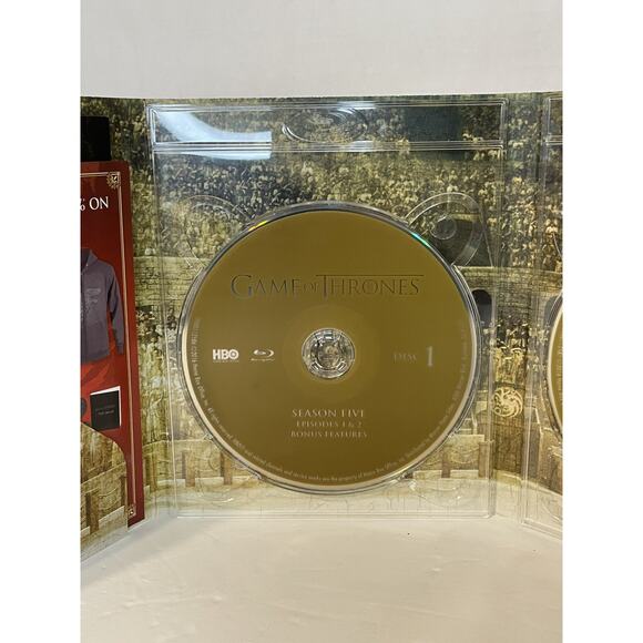 Game of Thrones Seasons 4 & 5 DVD Collector’s Edition Slipcover Sets HBO - Picture 16 of 16